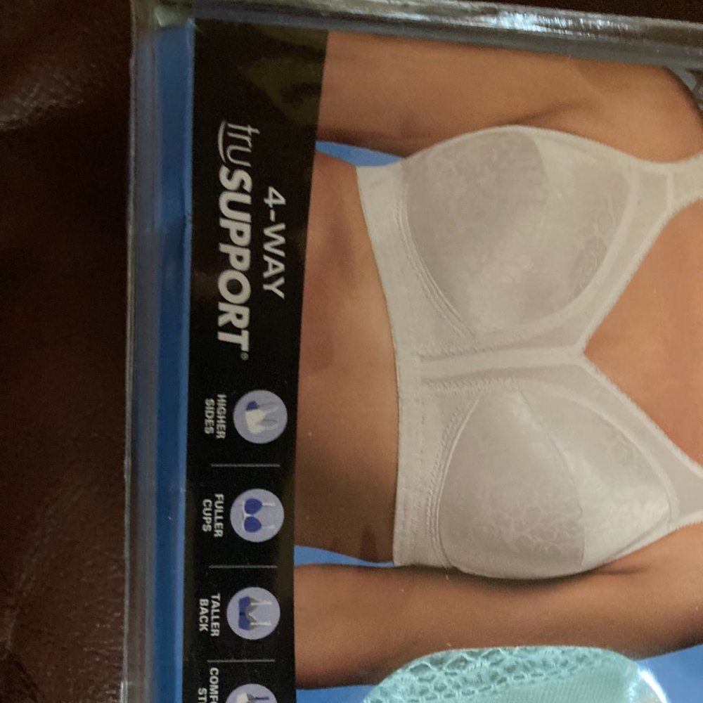NWT Playtex Wirefree Bra 40D Seafoam - Picture 2 of 13